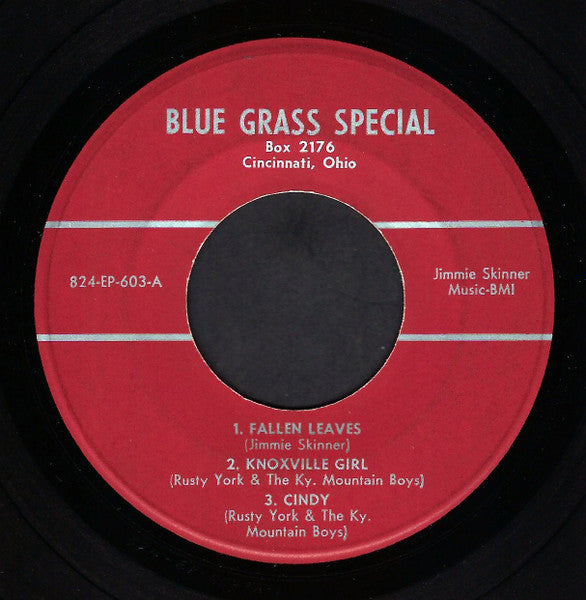 Jimmie Skinner / Rusty York & The Kentucky Mountain Boys (2) : Fallen Leaves (7", EP)