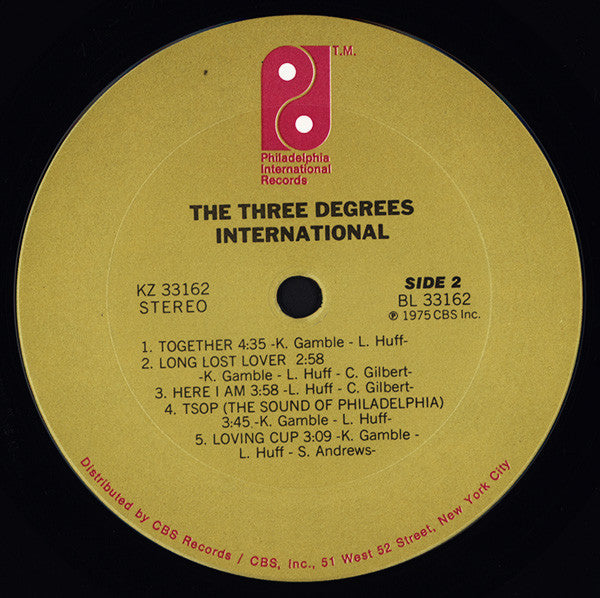 The Three Degrees : International (LP, Album, San)