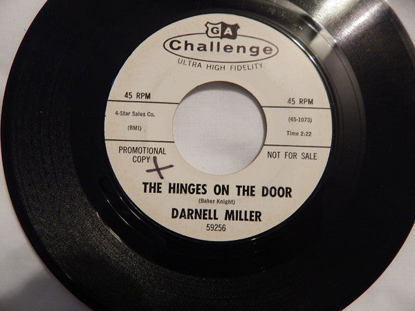 Darnell Miller : The Hinges On The Door / Sold The Farm (7", Promo)