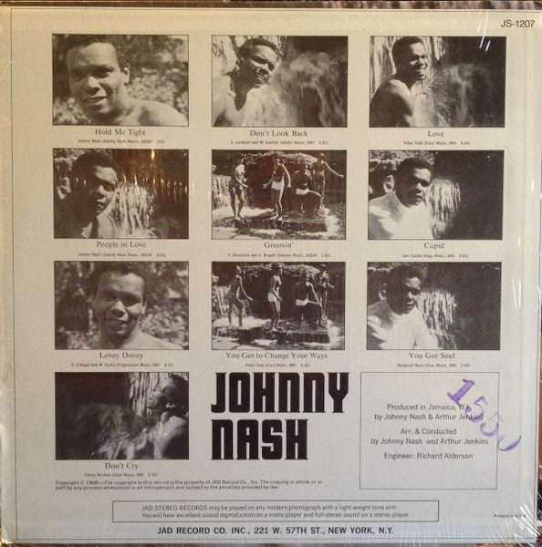 Johnny Nash : Hold Me Tight (LP, Album, San)