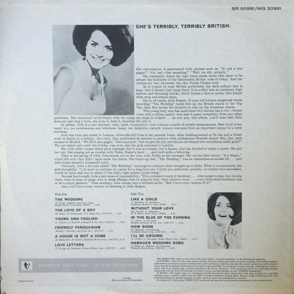 Julie Rogers : Julie Rogers (LP)