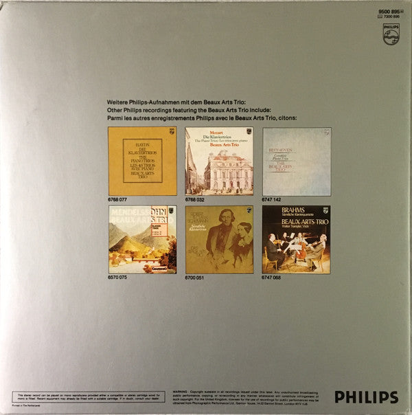 Beaux Arts Trio, Beethoven* : "Archduke"  (LP, Gat)