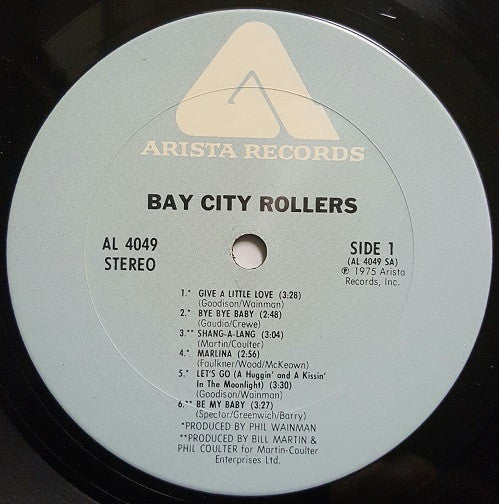 Bay City Rollers : Bay City Rollers (LP, Album, Comp, Ter)