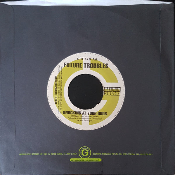 Sean Paul / Future Troubles : Back Off / Knocking At Your Door (7")