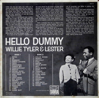 Willie Tyler & Lester : Hello Dummy! (LP, Album, Mono, Roc)