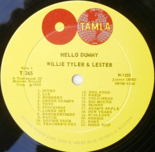 Willie Tyler & Lester : Hello Dummy! (LP, Album, Mono, Roc)