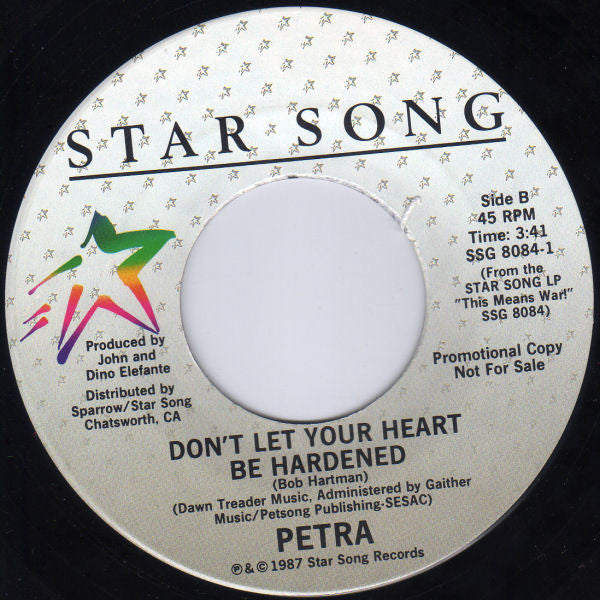 Petra (9) : This Means War! (7", Single, Promo)