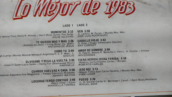 Various : Lo Mejor De 1983 (LP, Comp)