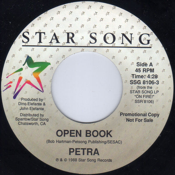 Petra (9) : Open Book (7", Single, Promo)