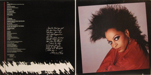 Diana Ross : Swept Away (LP, Album, Gat)