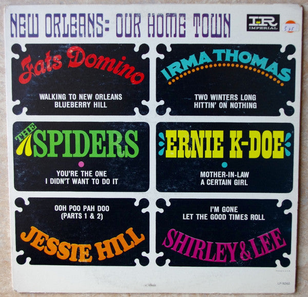 Various : New Orleans: Our Home Town (LP, Album, Comp, Mono)