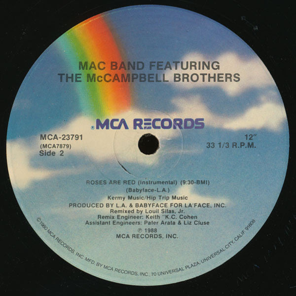 Mac Band Featuring The McCampbell Brothers : Roses Are Red (12")