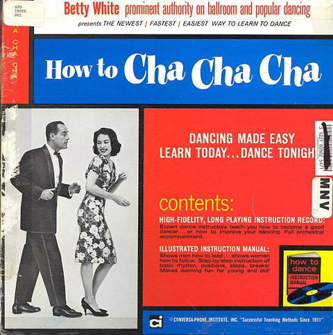 Betty White (2) : How To Cha Cha Cha (LP, Album, Mono)