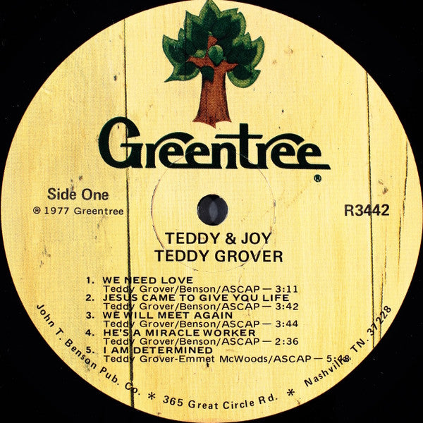 Teddy Grover & Joy : I Am Determined (LP, Album)