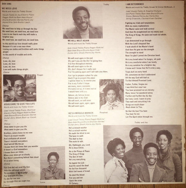 Teddy Grover & Joy : I Am Determined (LP, Album)
