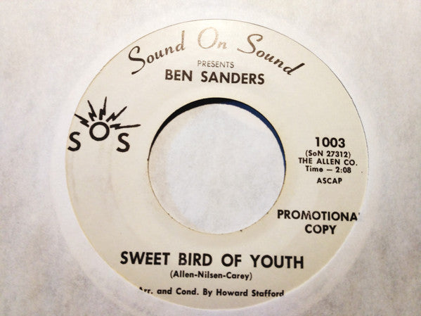 Ben Sanders (5) : Moon Over Naples (7", Single, Promo)