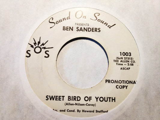 Ben Sanders (5) : Moon Over Naples (7", Single, Promo)