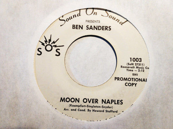 Ben Sanders (5) : Moon Over Naples (7", Single, Promo)