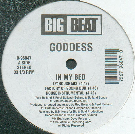 Goddess (2) : In My Bed (12")