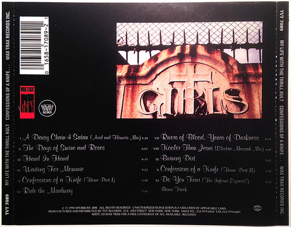 My Life With The Thrill Kill Kult : Confessions Of A Knife... (CD, Album, RE)