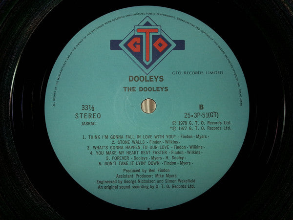 The Dooleys : Dooleys (LP, Album)
