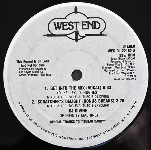 DJ Divine : Get Into The Mix (12", Promo)