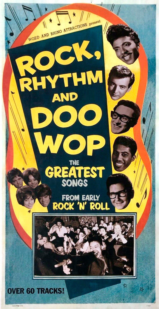 Various : Rock, Rhythm And Doo Wop: The Greatest Songs From Early Rock N' Roll (3xCD, Comp + Box)