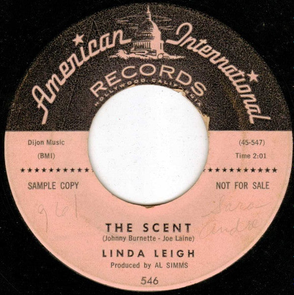 Linda Leigh : The Scent / Foolish Dreams (7", Promo)