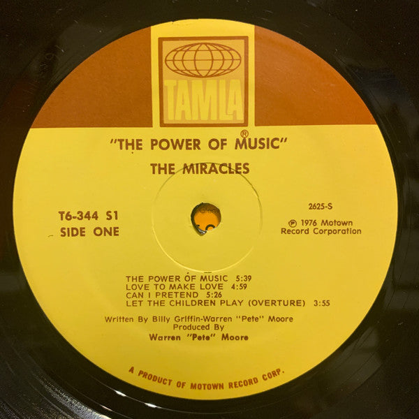 The Miracles : The Power Of Music (LP, Album)