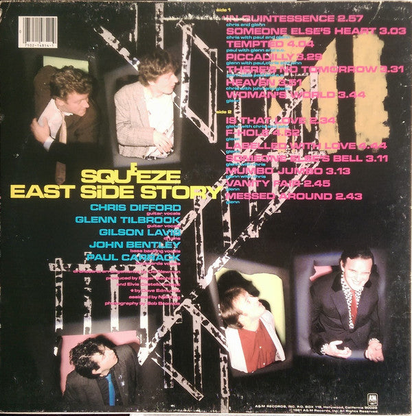 Squeeze (2) : East Side Story (LP, Album, Y -)