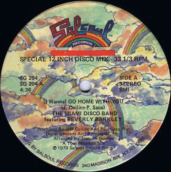 The Miami Disco Band Featuring Beverly Barkley : (I Wanna) Go Home With You (12", Single)