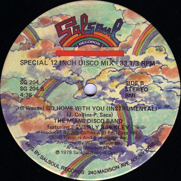 The Miami Disco Band Featuring Beverly Barkley : (I Wanna) Go Home With You (12", Single)