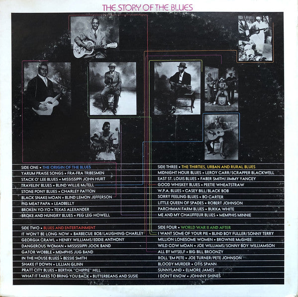 Various : The Story Of The Blues (2xLP, Comp, Mono, RP)