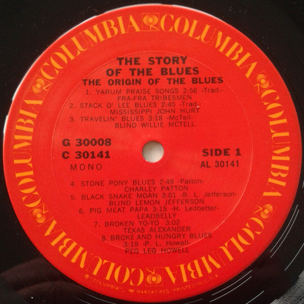 Various : The Story Of The Blues (2xLP, Comp, Mono, RP)