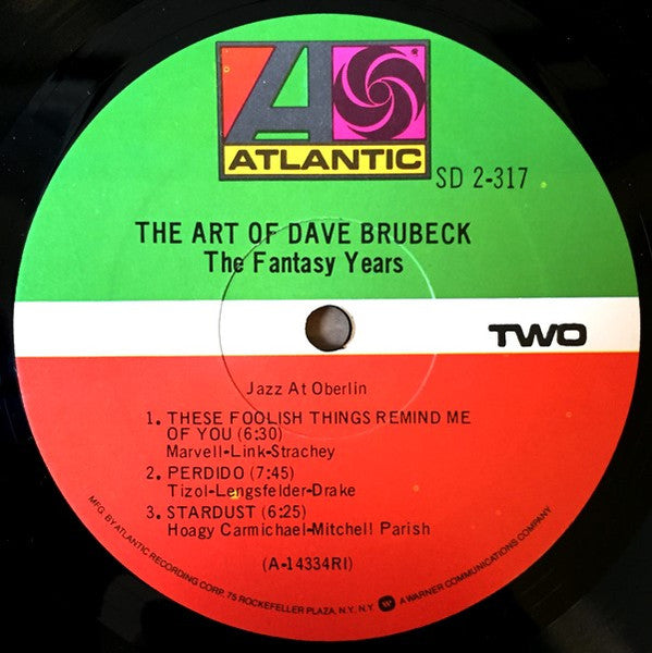 Dave Brubeck : The Art Of Dave Brubeck/The Fantasy Years (2xLP, Comp, Mono, PRC)