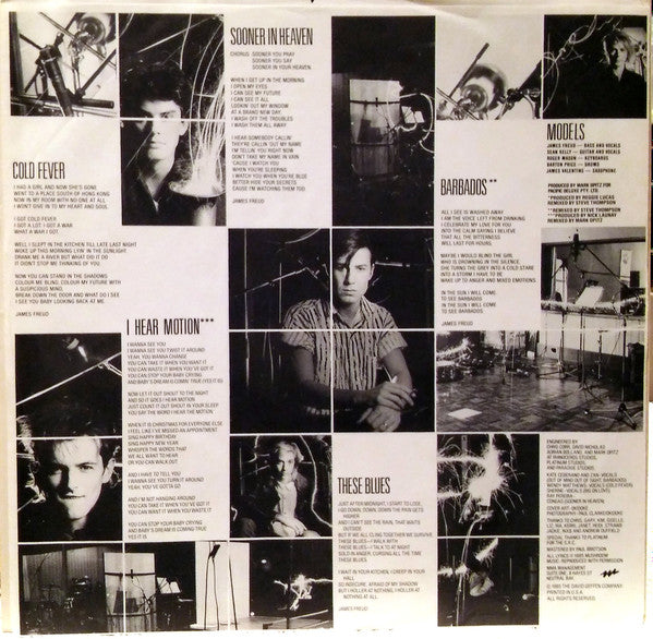 Models (2) : Out Of Mind Out Of Sight (LP, Album, Spe)