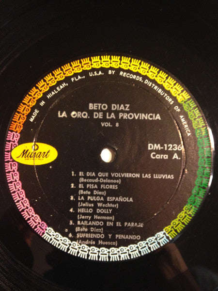 Beto Diaz : La Orquestra De La Provincia Vol. 8 (LP, Album)