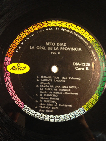 Beto Diaz : La Orquestra De La Provincia Vol. 8 (LP, Album)