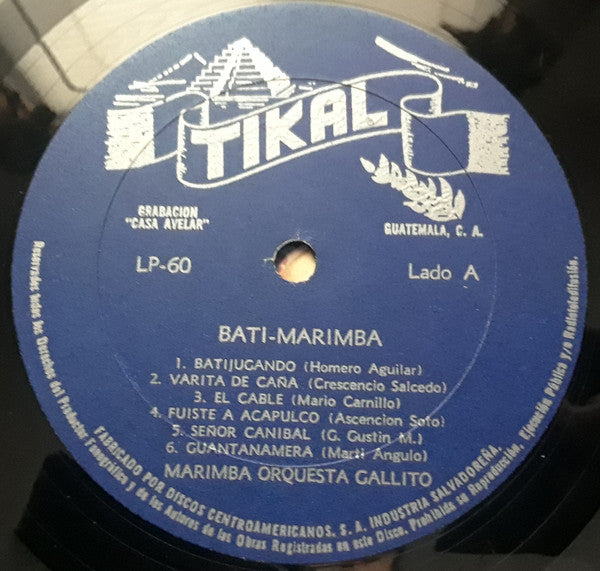 Marimba Orquesta Gallito : Bati-Marimba (LP, Album)