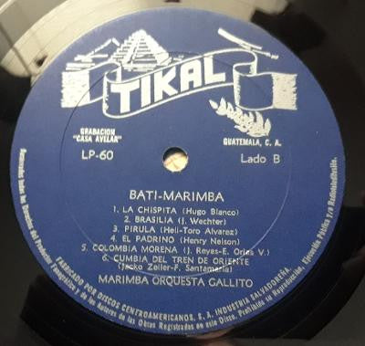Marimba Orquesta Gallito : Bati-Marimba (LP, Album)