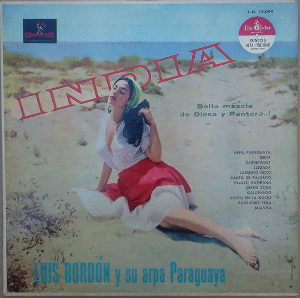 Luis Bordón : India: Bella Mezcla de Diosa y Pantera ..! (LP, Album)