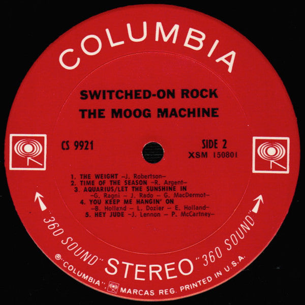 The Moog Machine : Switched-On Rock (LP, Album, Pit)