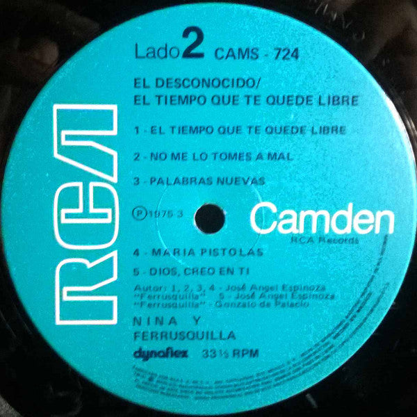 Nina* Y Ferrusquilla* : El Camisa De Juera (LP, Album)