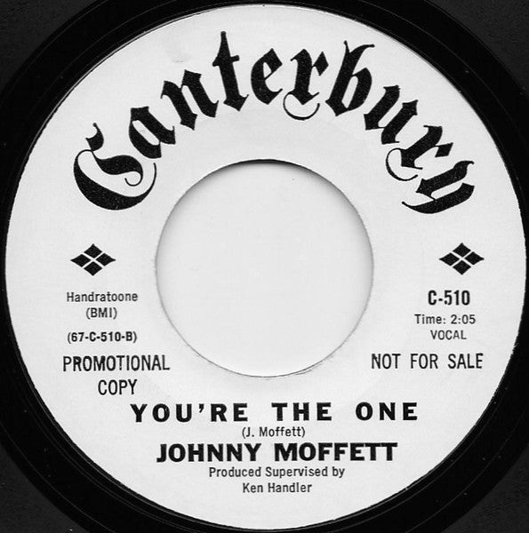 Johnny Moffett : Come On Home / You're The One (7", Single, Promo)