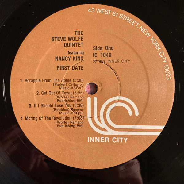 Steve Wolfe (3), Nancy King : First Date (LP, Album)