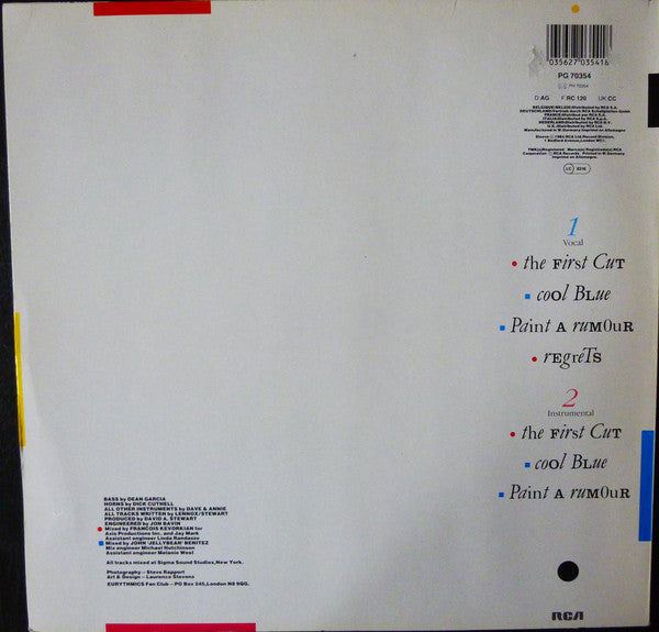 Eurythmics : Touch Dance (LP, Album, RC )