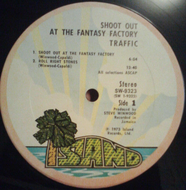 Traffic : Shoot Out At The Fantasy Factory (LP, Album)