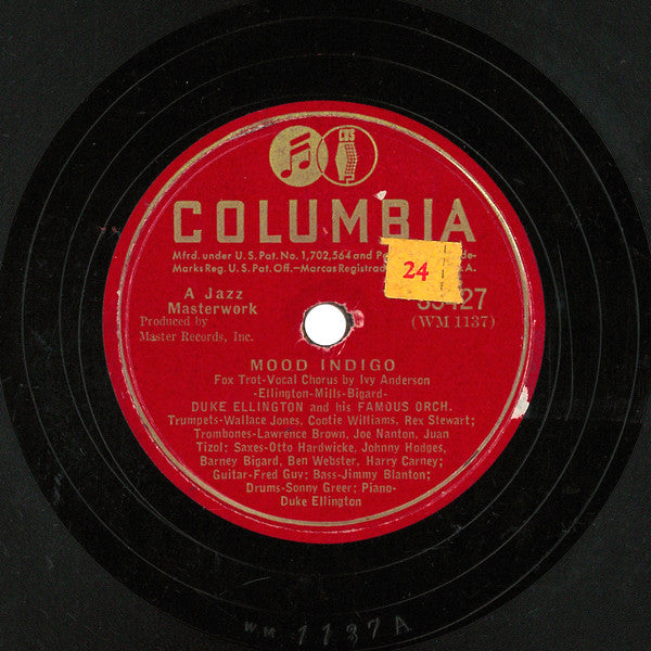 Duke Ellington And His Famous Orch.* : Solitude / Mood Indigo (Shellac, 10", RP)