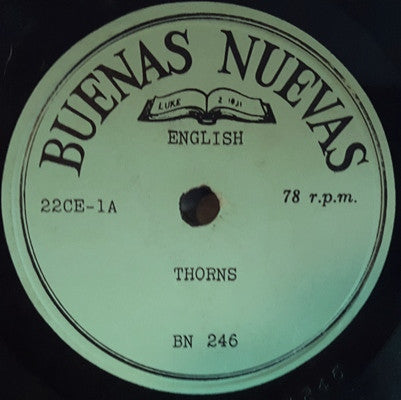 Unknown Artist : Thorns / The Lost Sheep (Shellac, 8")