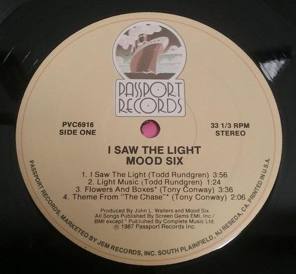 Mood Six : I Saw The Light (12", MiniAlbum, RP)